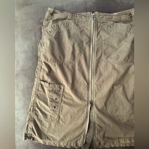khaki title nine cargo-like skirt